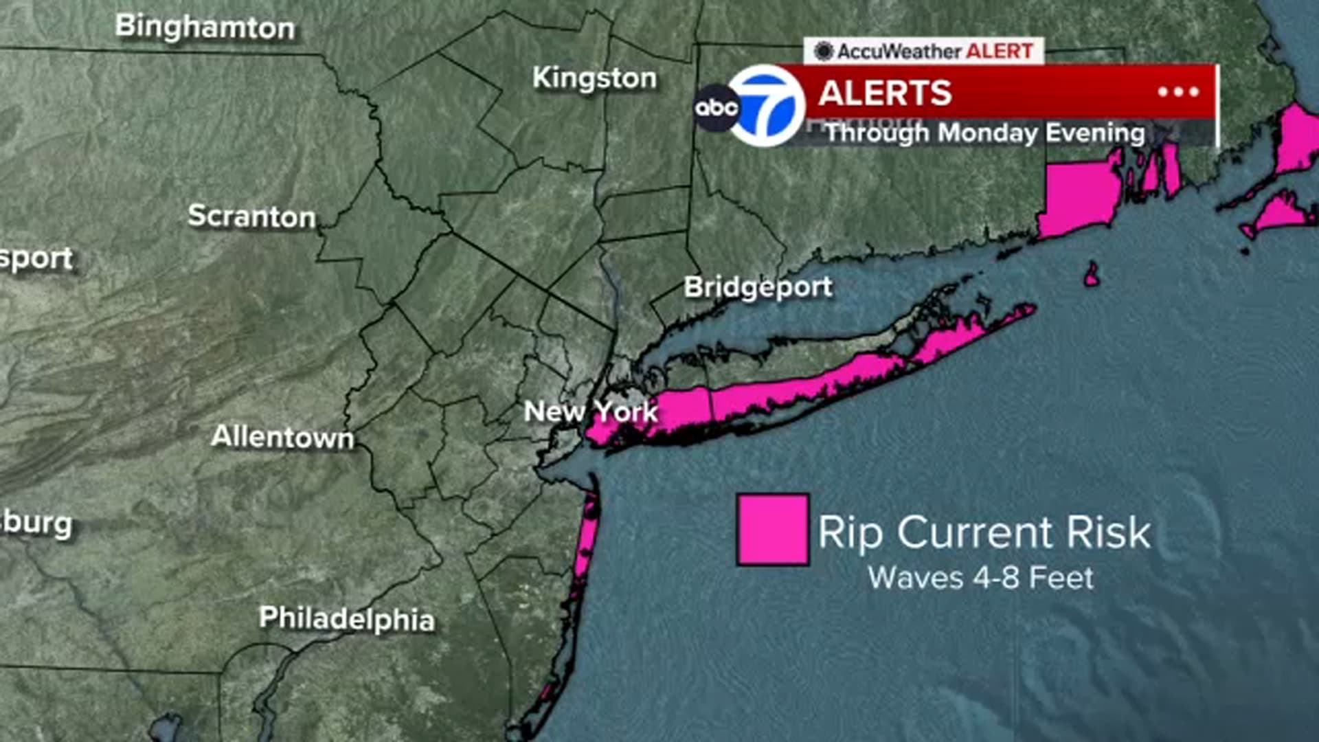 Rip Current Risk Graphic