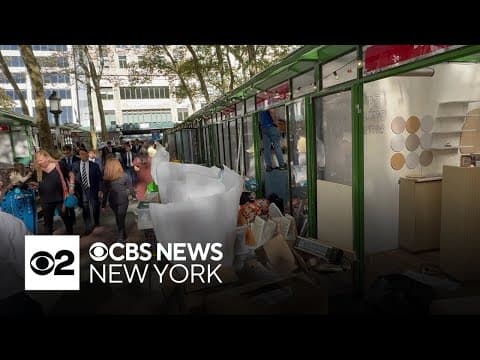 Video: Bryant Park Winter Village opens this week as the Rockefeller tree is picked