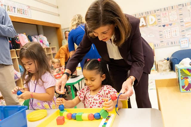 Governor Hochul Highlights Her Historic Expansion of Free Pre-k Seats
