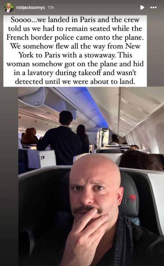 Passenger on stowaway's flight