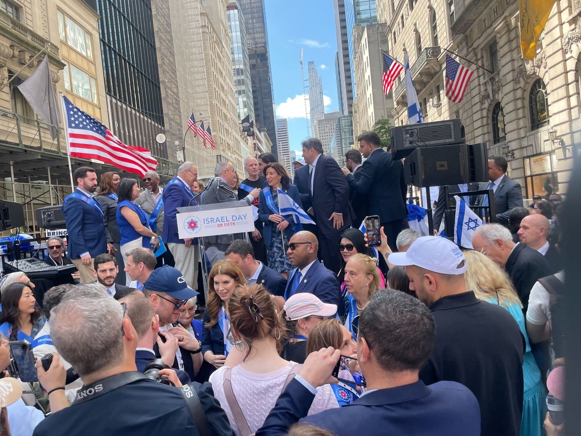 Released Gaza Hostages Speak at NYC's Israel Day Parade