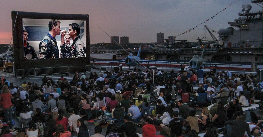 Catch a Space Movie Under the Stars at the Intrepid Museum
