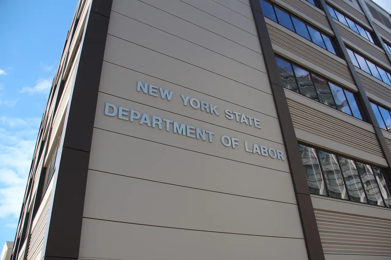 The New York State Department of Labor building at 250 Schermerhorn Street in Downtown Brooklyn