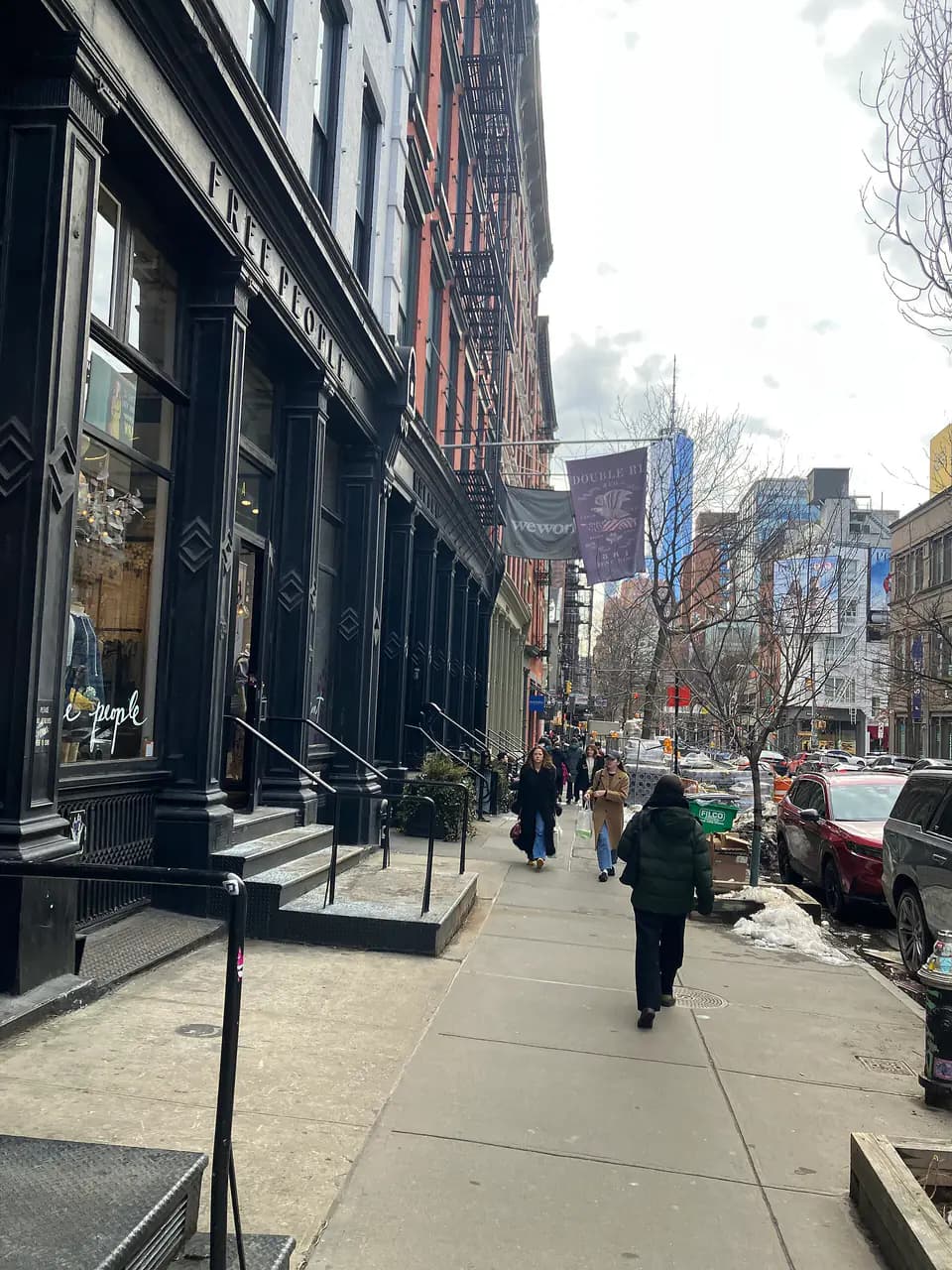 West Broadway streetscape in SoHo, Manhattan