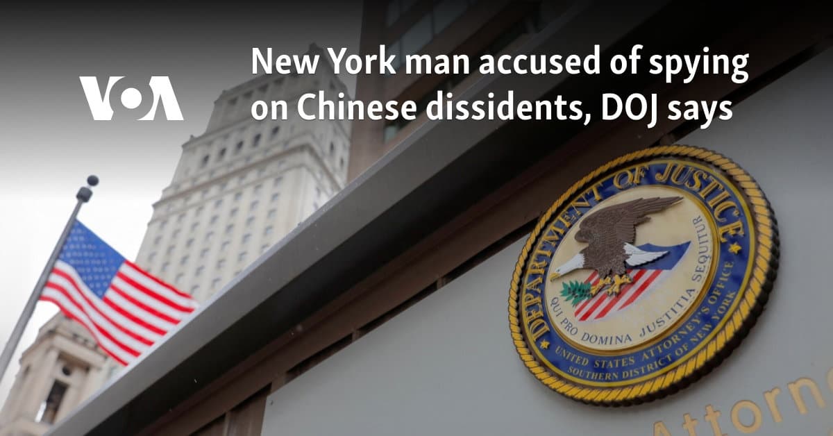 NYC Man Arrested for Spying on Chinese Dissidents for Beijing