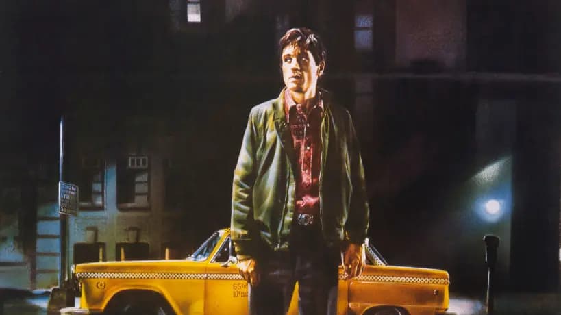 Robert De Niro in the poster for ‘Taxi Driver’