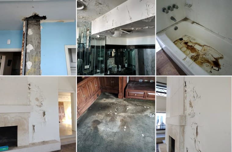 Photos submitted to court showing David Copperfield's condo in Manhattan.