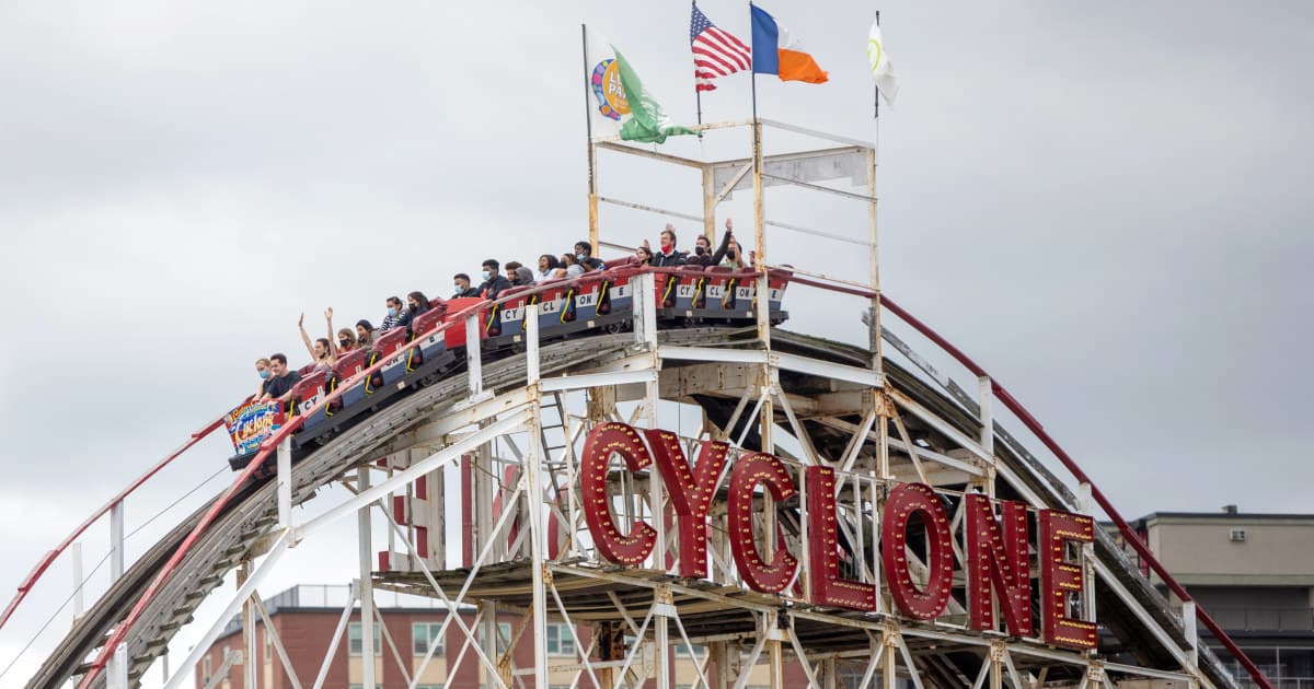 Coney Island Cyclone Roller Coaster Shut Down After Mid-Ride Halt
