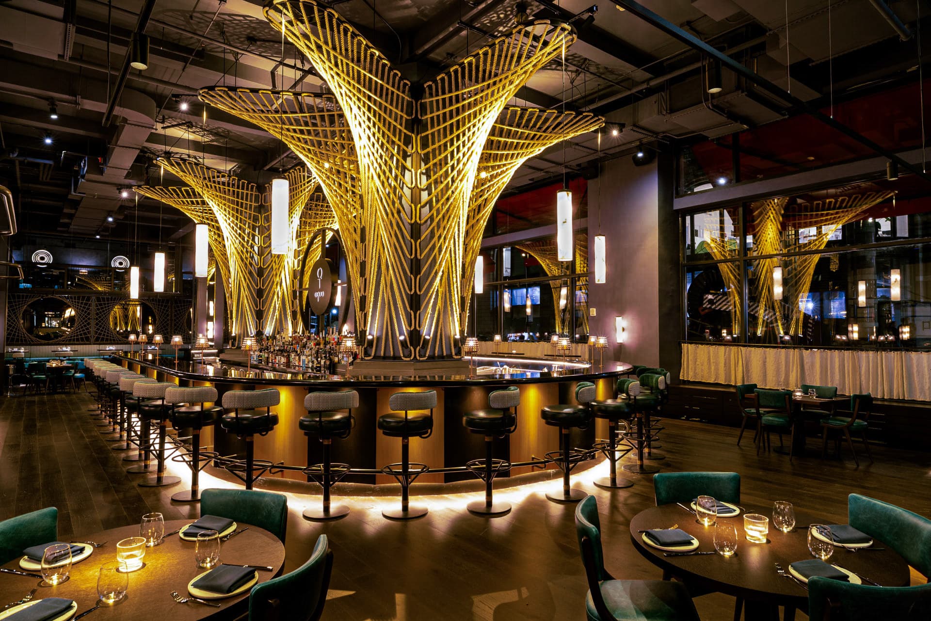 Interior of Aqua