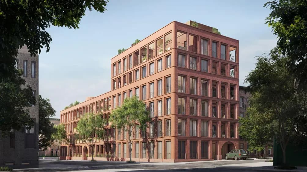 Cobble Hill’s Newest Luxury Condo: 110 Boerum Place Reveals Stunning Brick Facade
