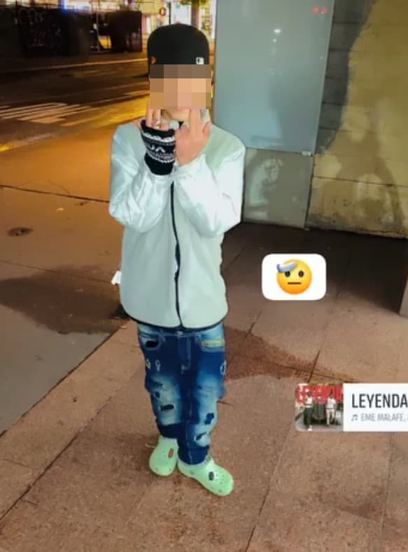 The 15-year-old gang member
