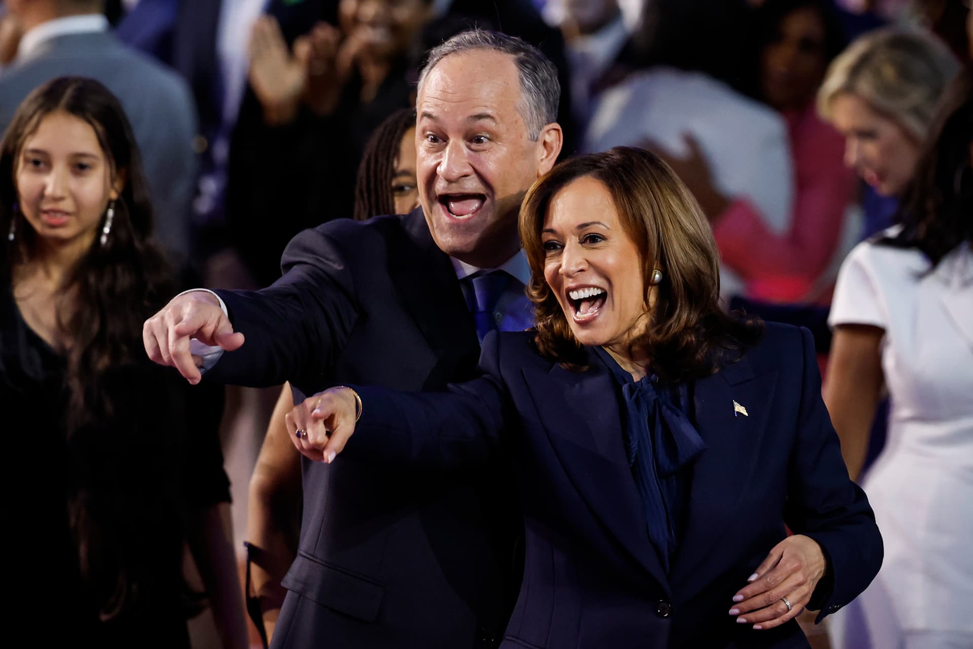 Kamala Harris and Doug Emhoff