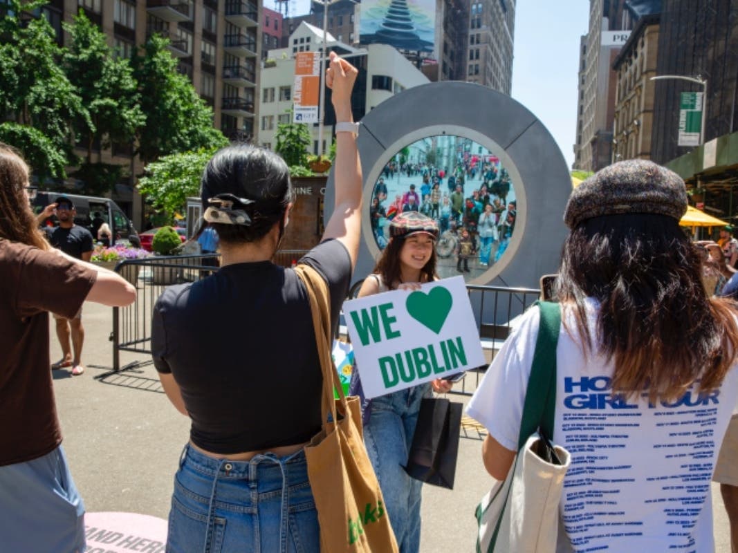 NYC's Dublin Portal Closes Next Month: A Farewell to the City-Connecting Art Installation