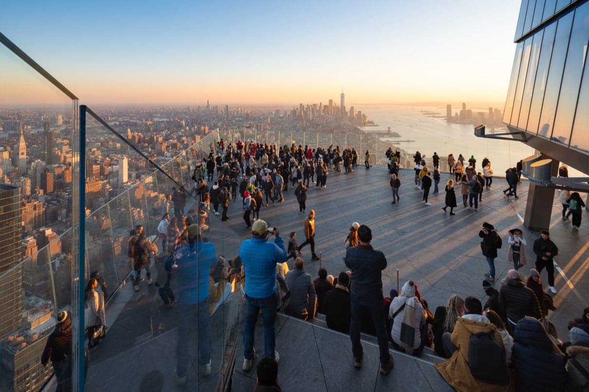 Minreet at the Edge observation deck