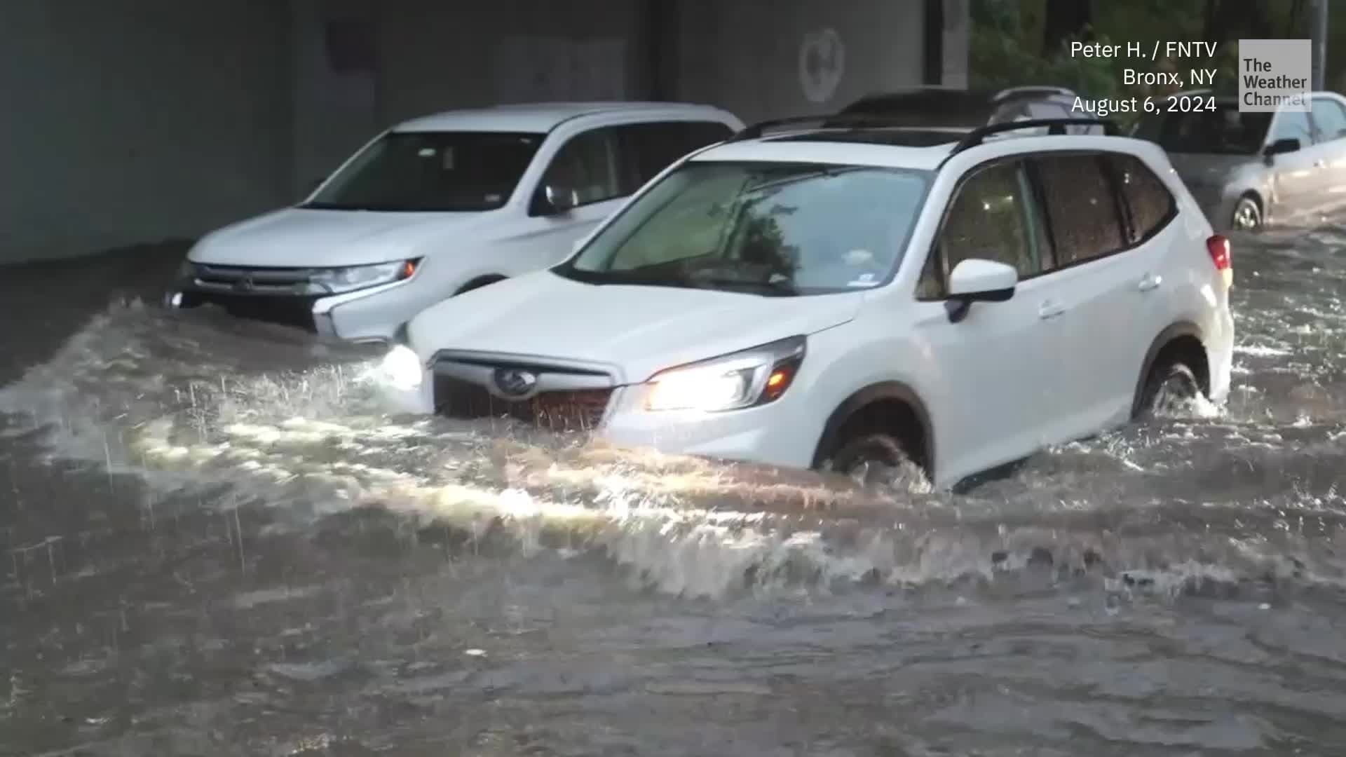NYC Flooded: Traffic Nightmare as Flash Floods Hit City