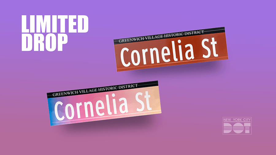 Own a Piece of NYC Music History: Cornelia Street Signs Up for Grabs!